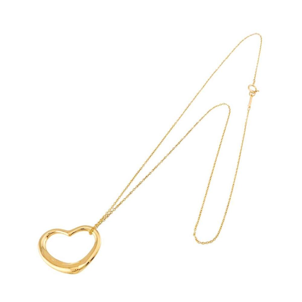 Tiffany & Co. Heart Necklace, 22mm wide, 40cm length, 18K Yellow Gold (750) O... - Picture 2 of 7